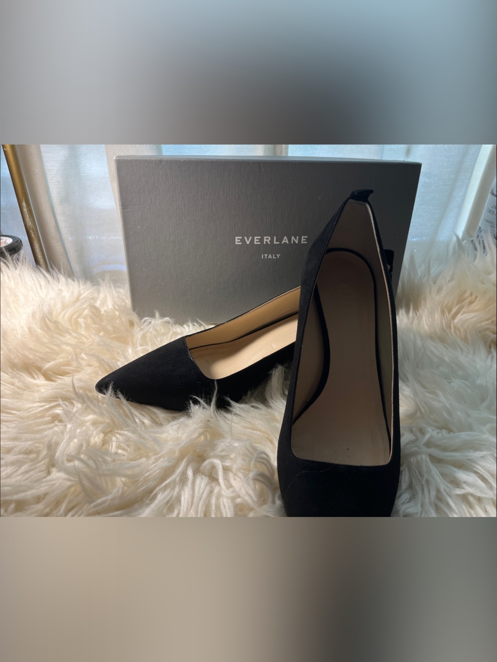 Everlane Black Pointed-Toe Heels - Classic Women's Pumps
